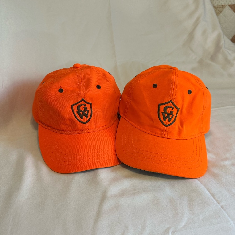 Bright Orange GW Logo Caps